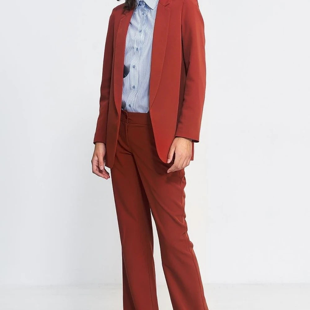 Elegant Lined Blazer Jacket