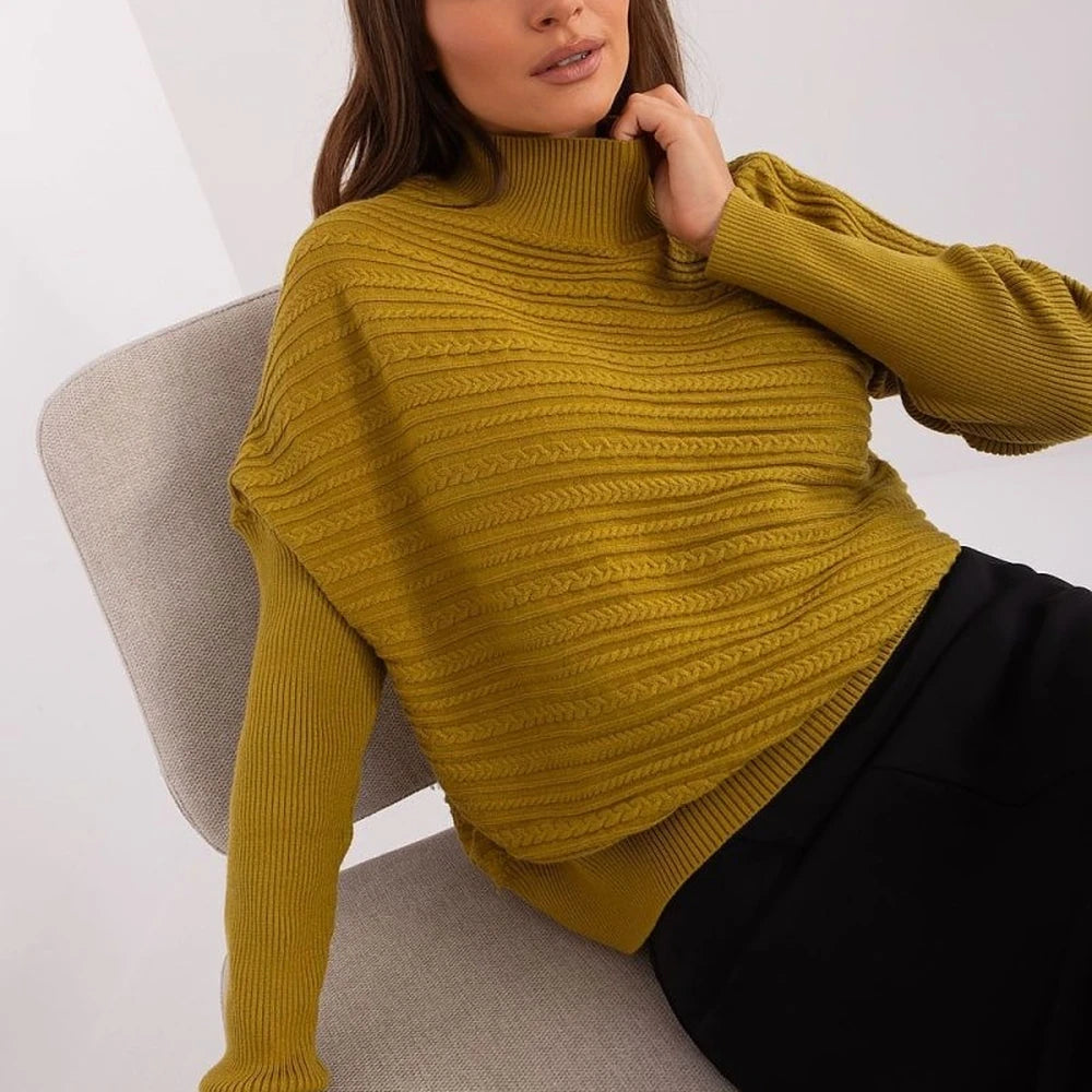 Women's Long Sleeve Turtleneck Sweater