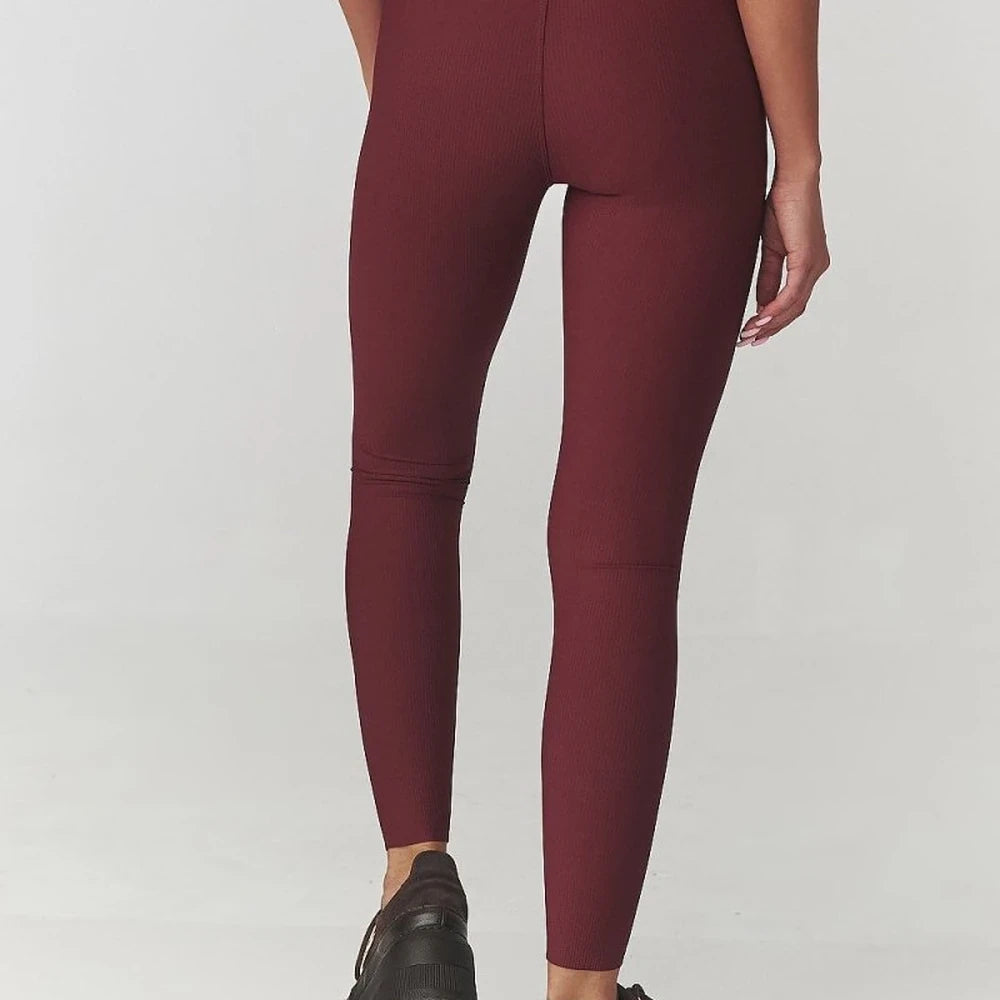 Ribbed High Waist Leggings