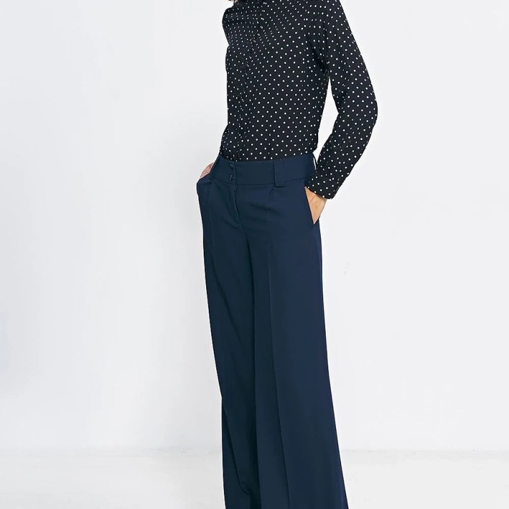 Long Sleeve Viscose Button-Down Shirt