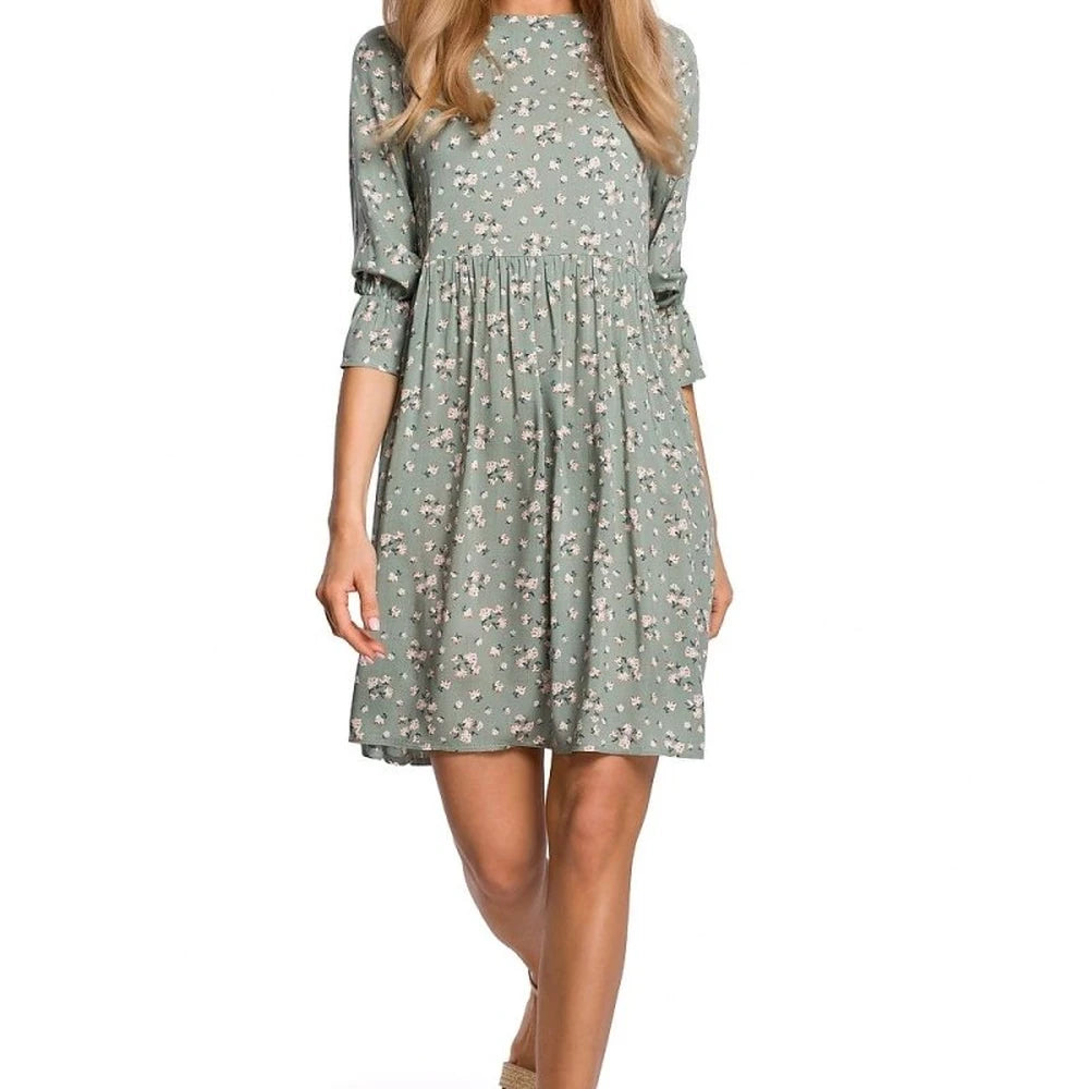 Asymmetrical Viscose Day Dress