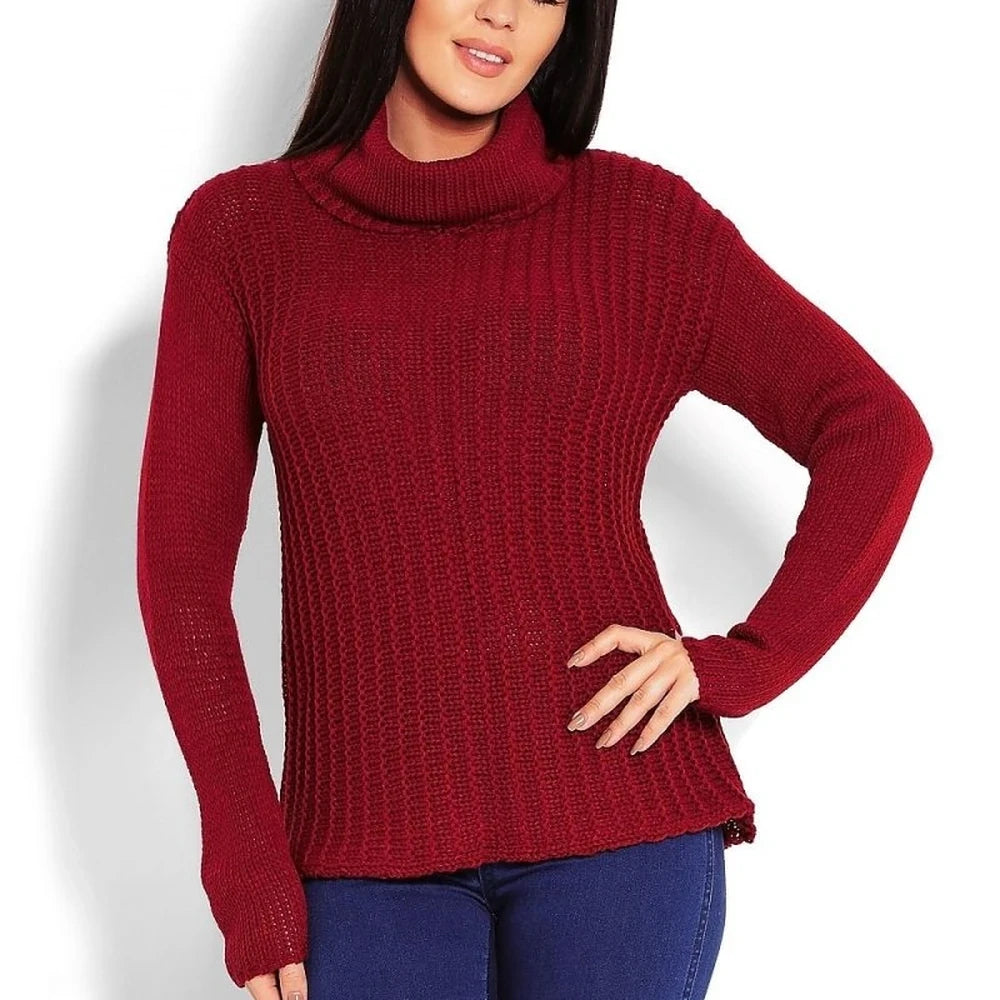 Acrylic Turtleneck Sweater