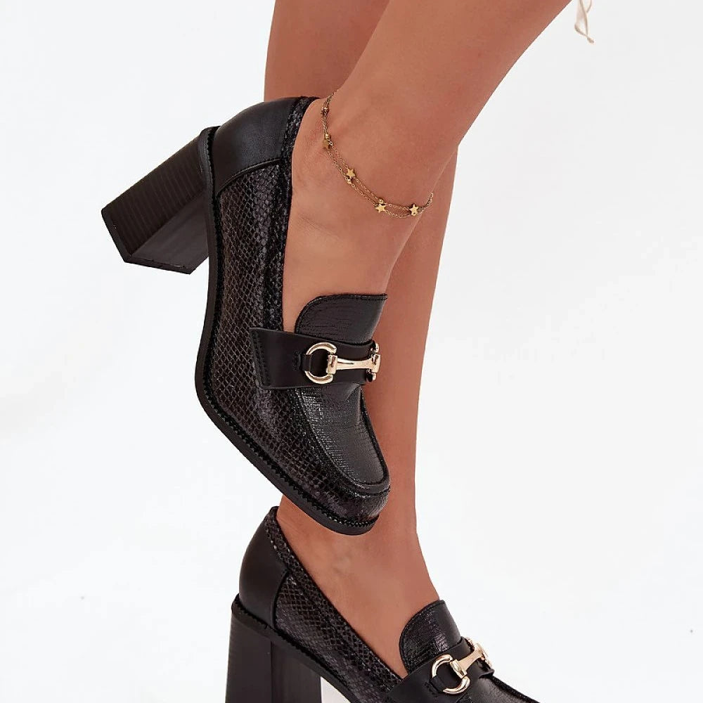 Heeled low shoes Step in style