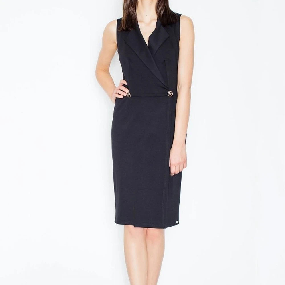 Sleeveless Envelope Day Dress