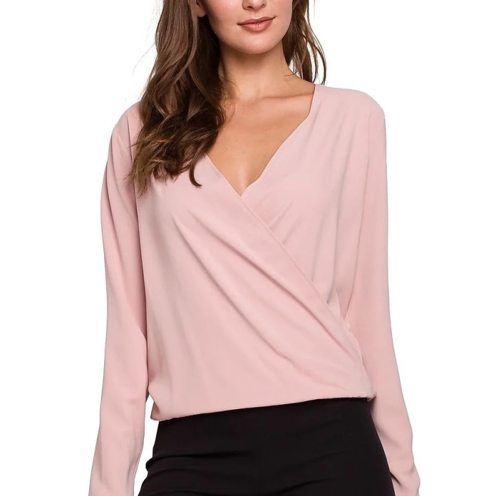 Women's Envelope Blouse - Light Fabric
