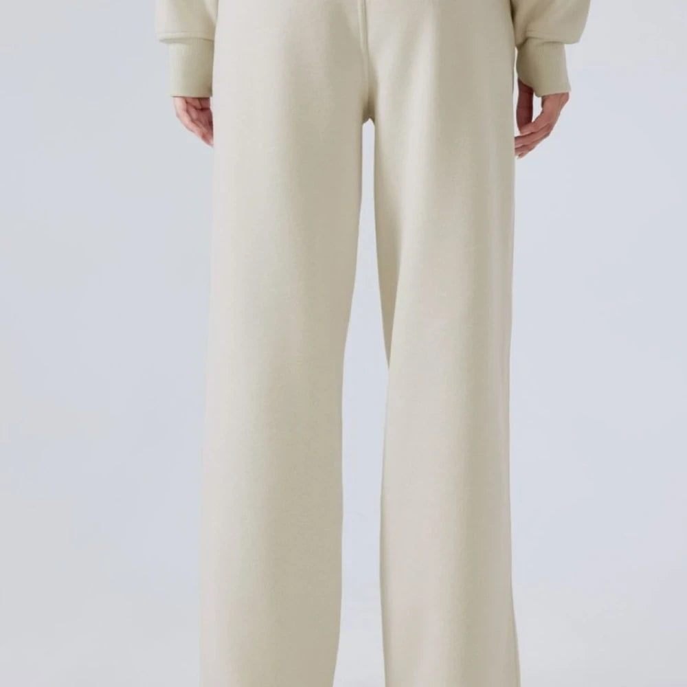 Drawstring Wide Leg Pants