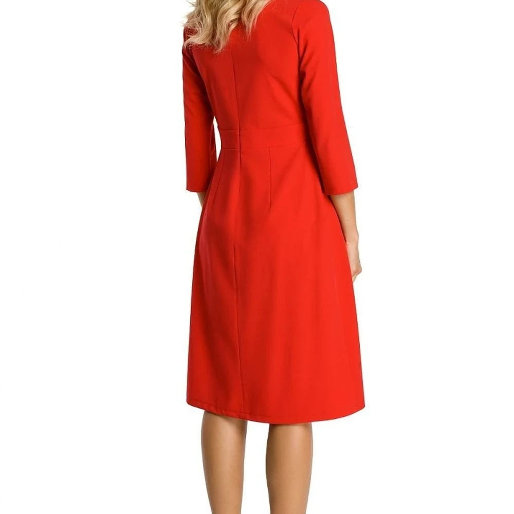 Women's Blue Red Navy Black Day Dress