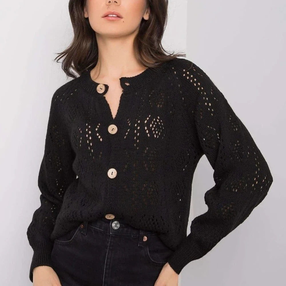 Unbuttoned Long Sleeve Cardigan Sweater