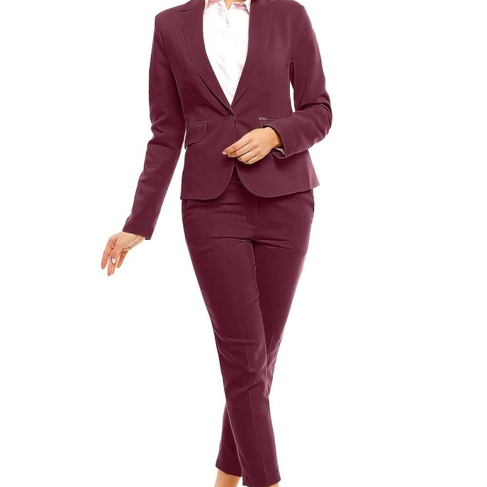Women's 7/8 Trousers with High Waist