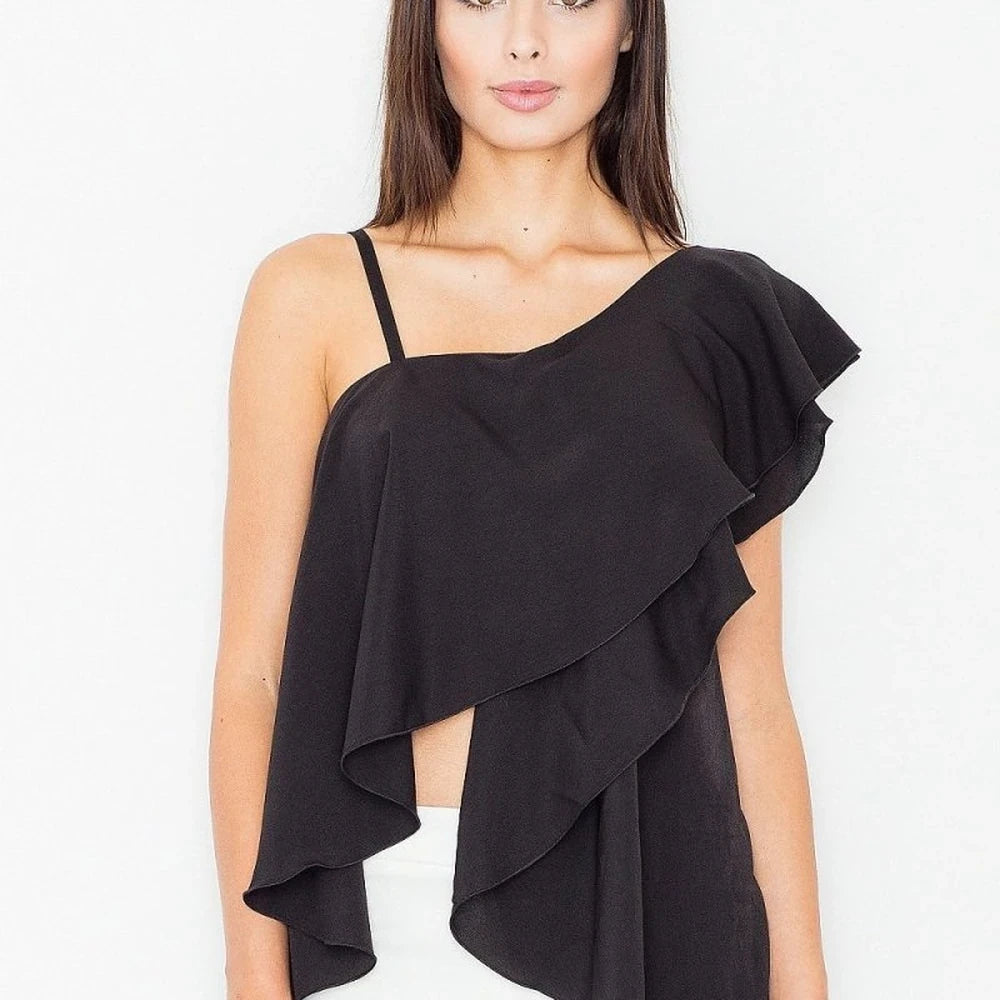 Women's Elegant Frill Blouse | Versatile Top