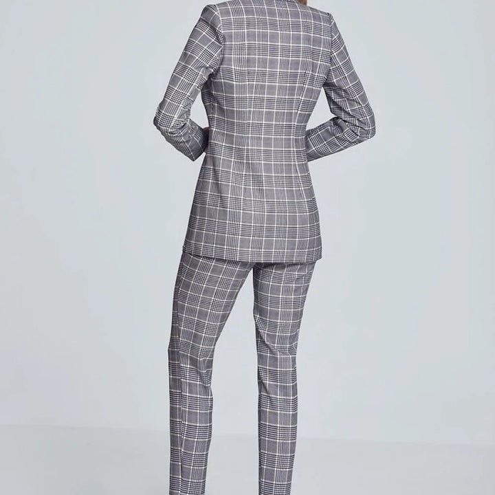 Fitted Shawl Collar Blazer
