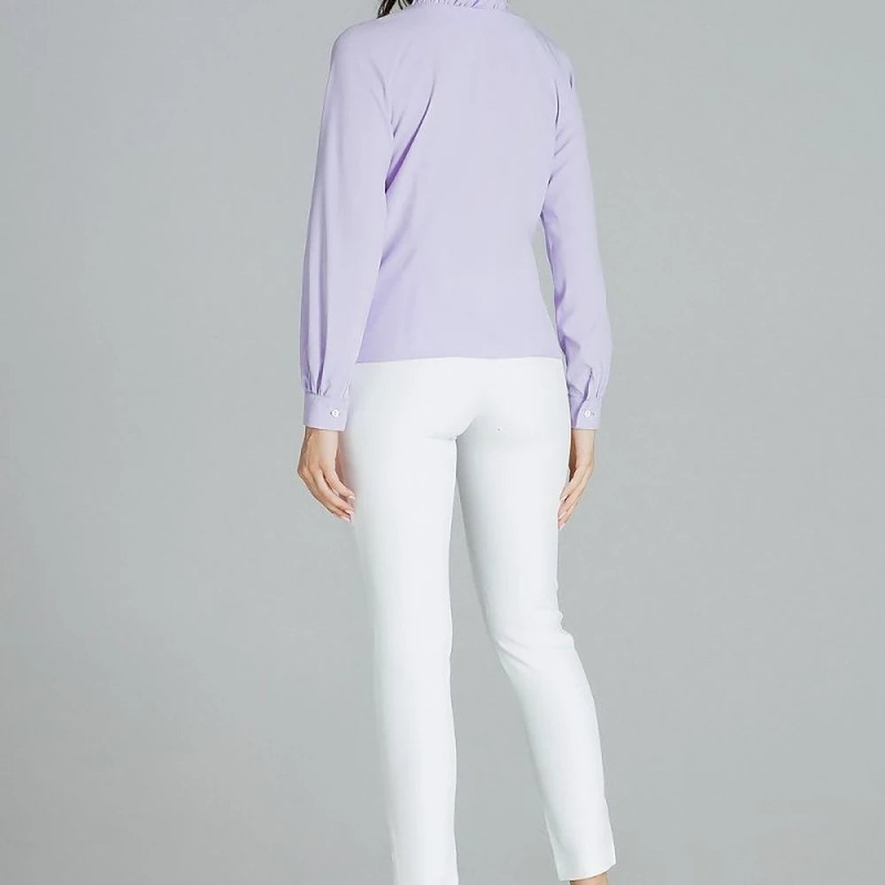 Classic Shirt with Heart Neckline