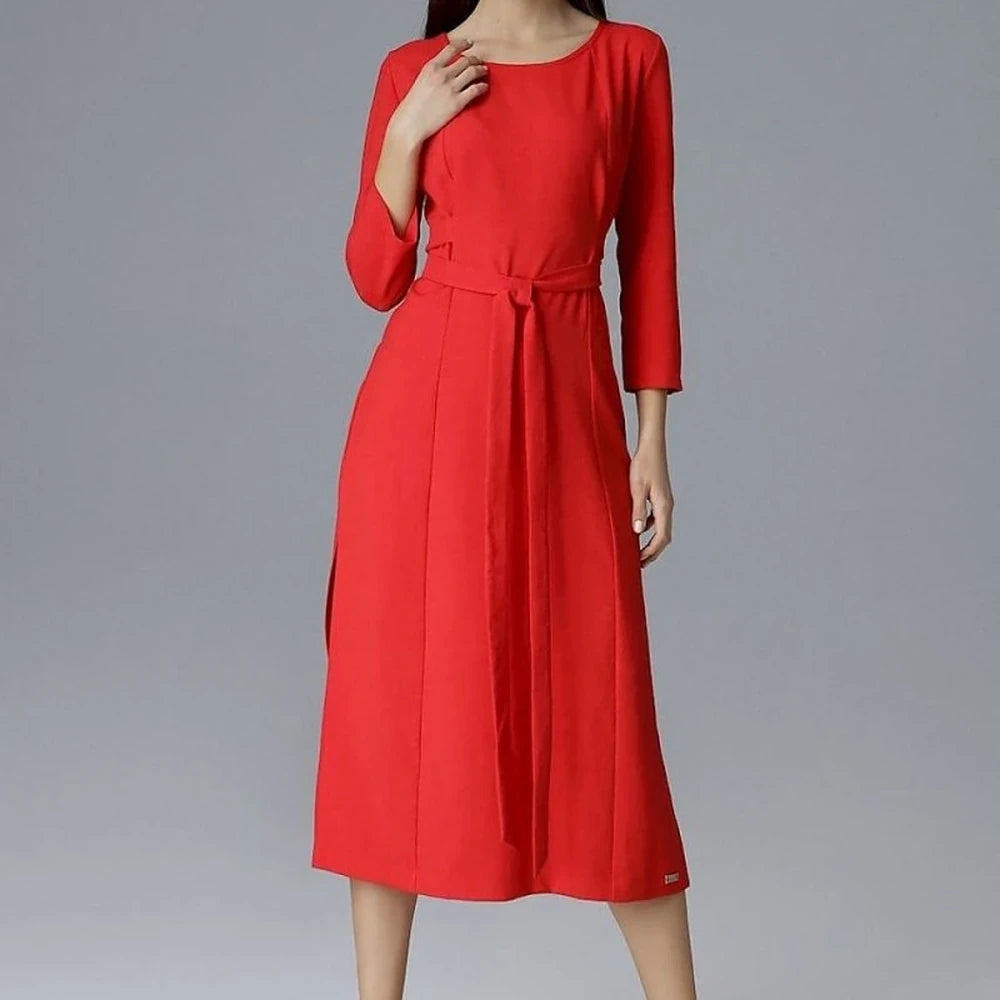 Women's Polyester 3/4 Sleeve Cocktail Dress