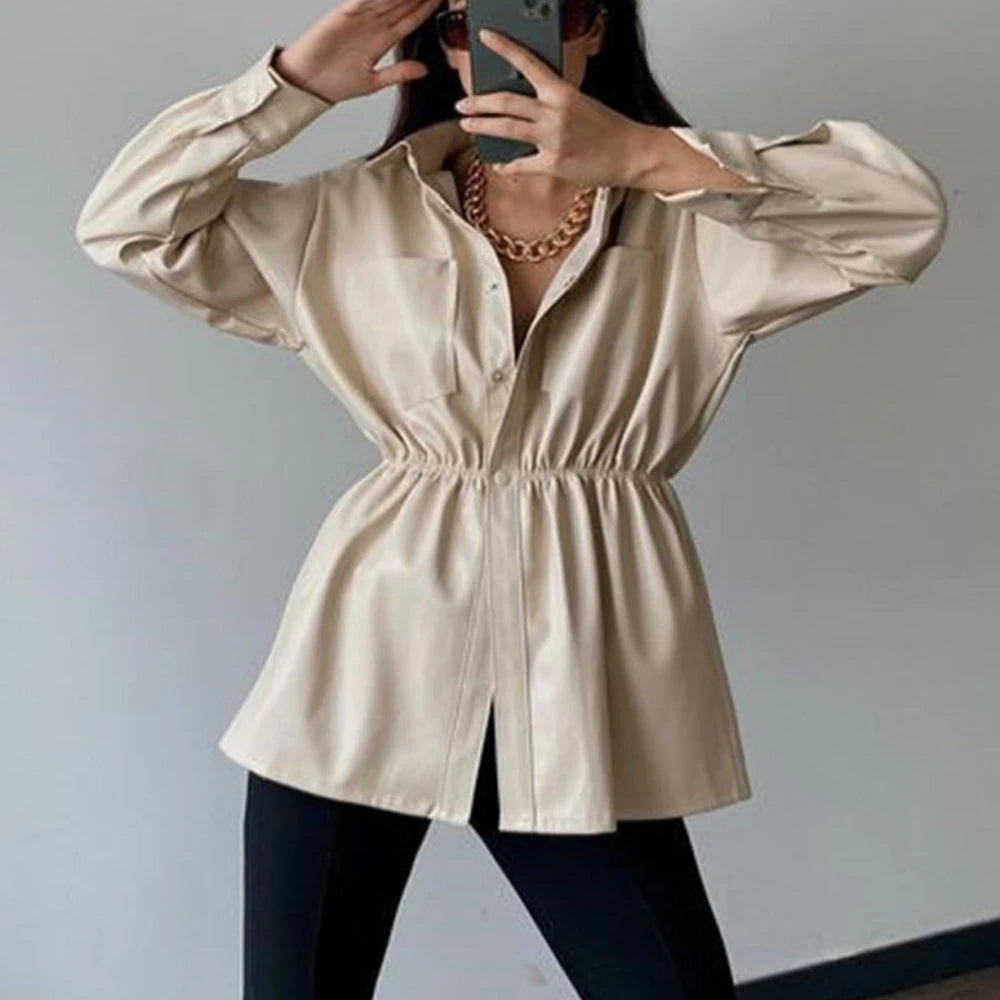 Snap Down Collared Jacket