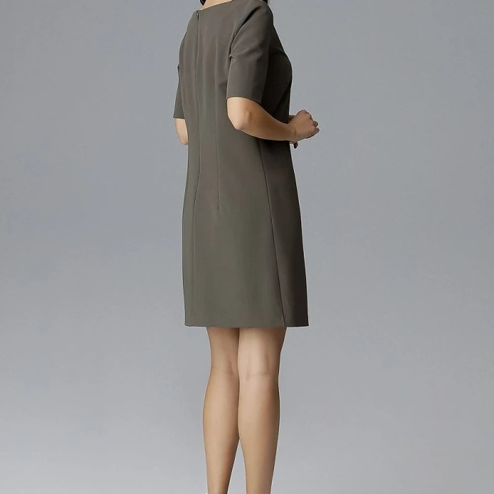 Casual Day Dress with 3/4 Sleeves