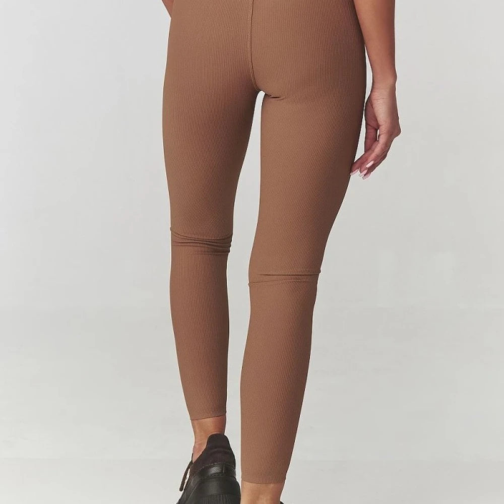 Ribbed High Waist Leggings