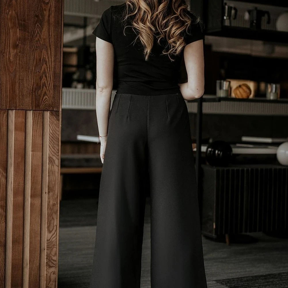 Women's 7/8 Wide Leg Trousers
