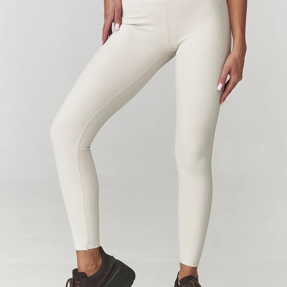 Ribbed High Waist Leggings