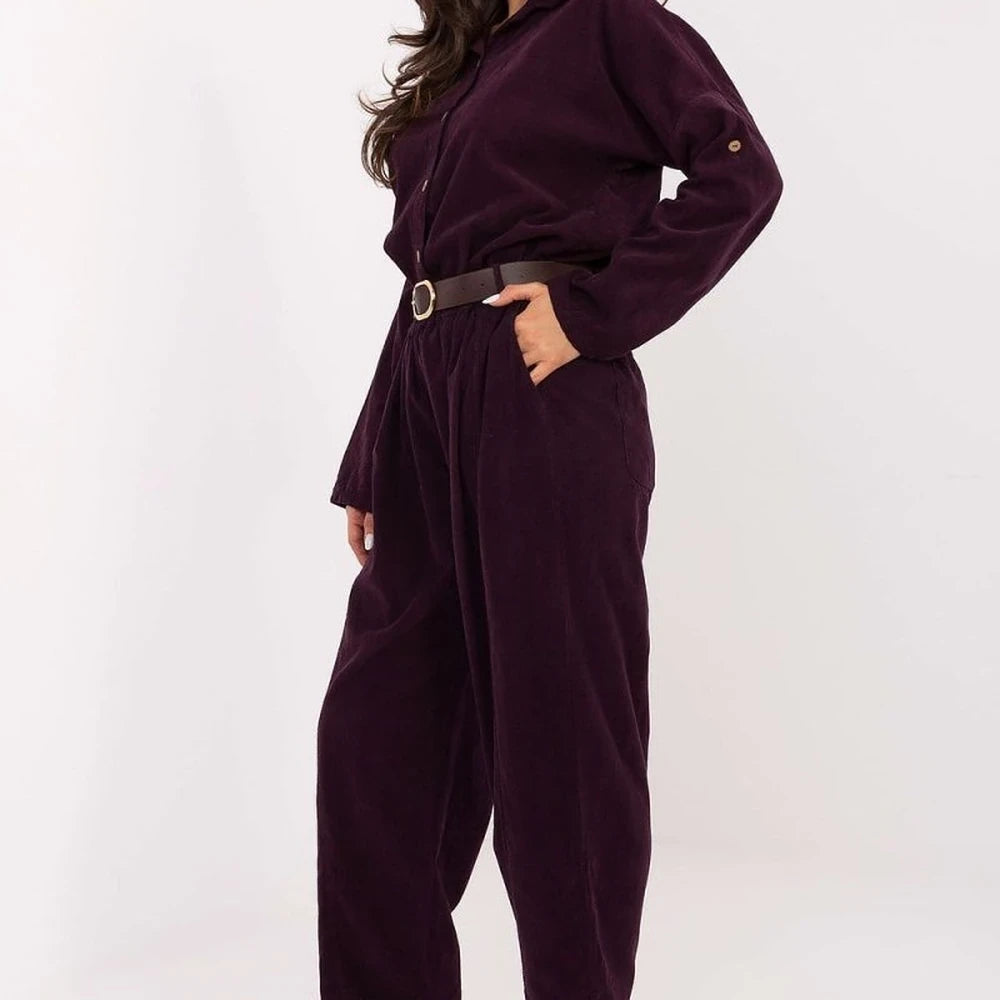 Green Wide Leg High Waist Trousers