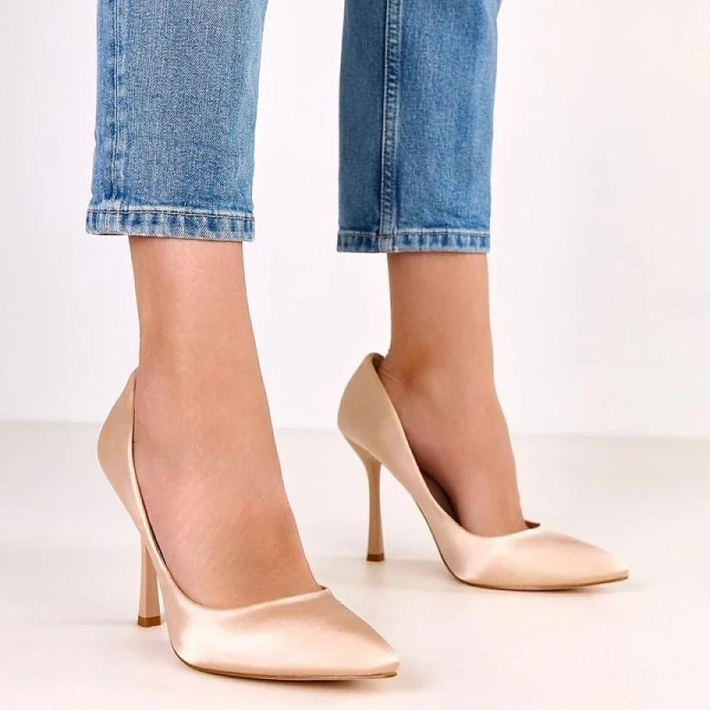 Elegant Satin High Heels