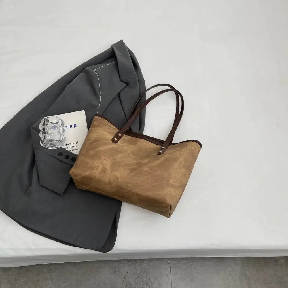 PU Leather Tote Bag