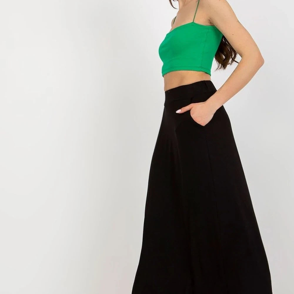 Rue Paris Summer Skirt with Elastic Waistband