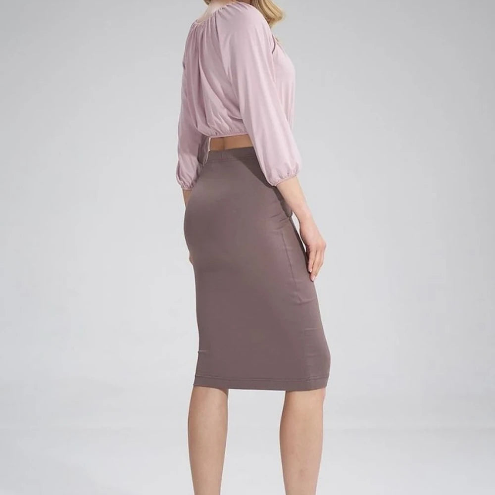 Gathered Short Sleeve Blouse