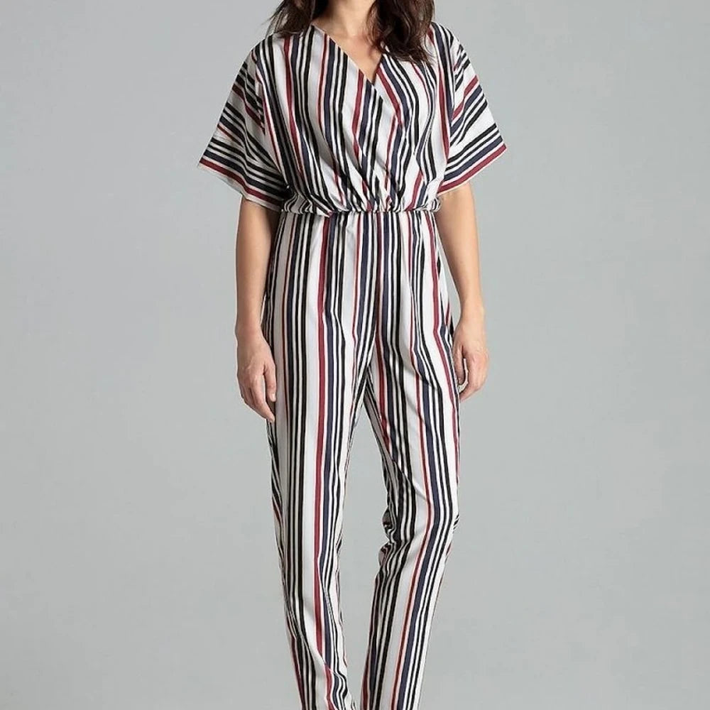 Floral Jumpsuit with Straight Pants