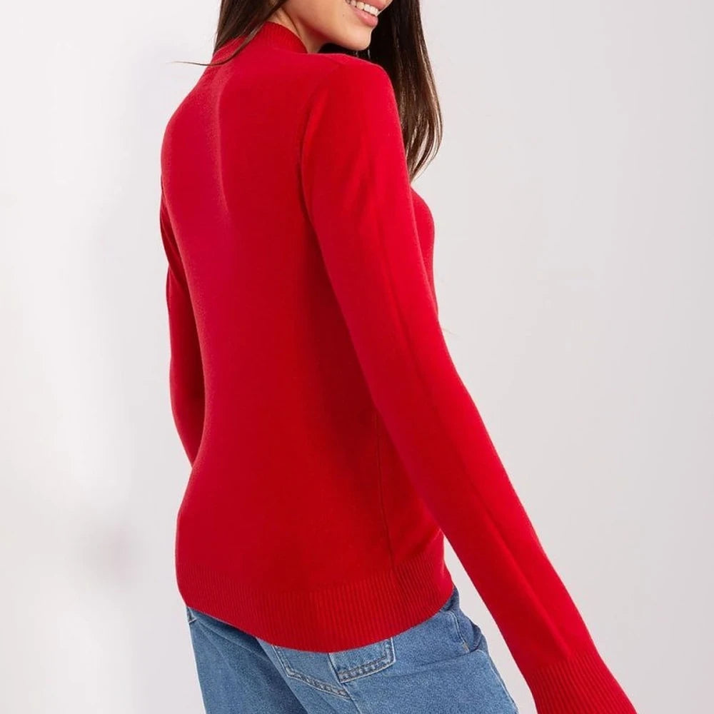 Striped Turtleneck Long Sleeve Sweater