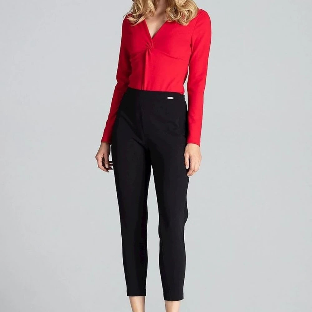 Long Sleeve Bodysuit with Envelope Neck