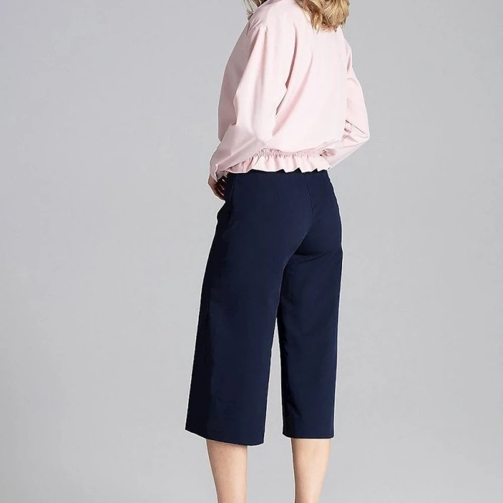 Women's Wide Leg Trousers 7/8 Length