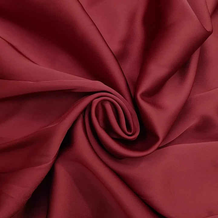 Surplice Satin Long Sleeve Maxi Dress