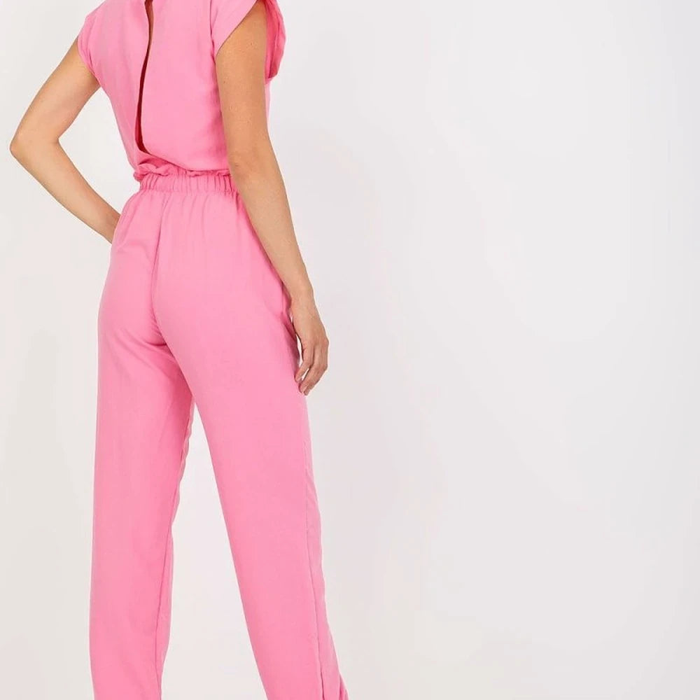 Cotton Blend Blouse & Pants Set