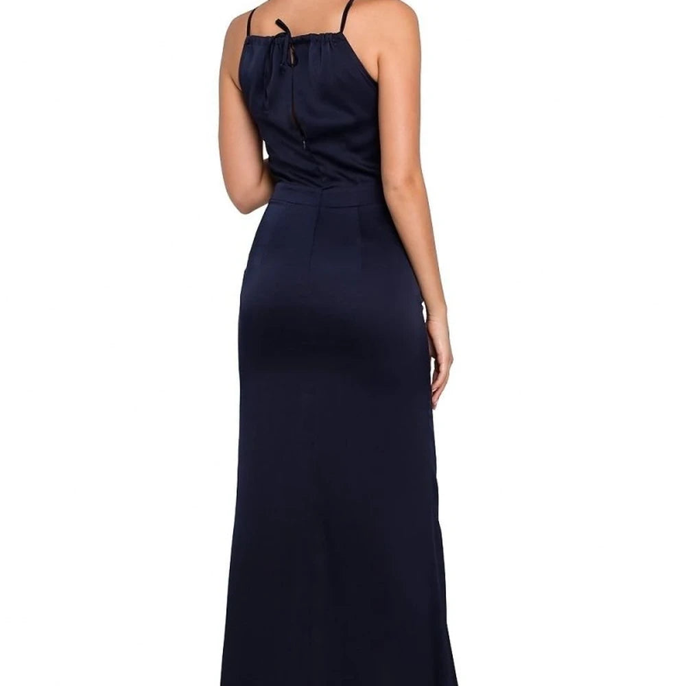 Green Halter Neck Maxi Dress