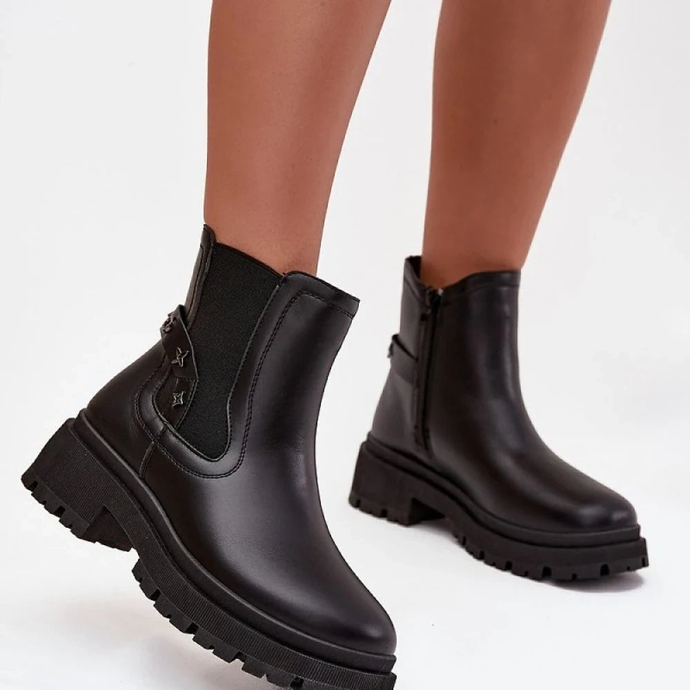 Women's Block Heel Riding Boots
