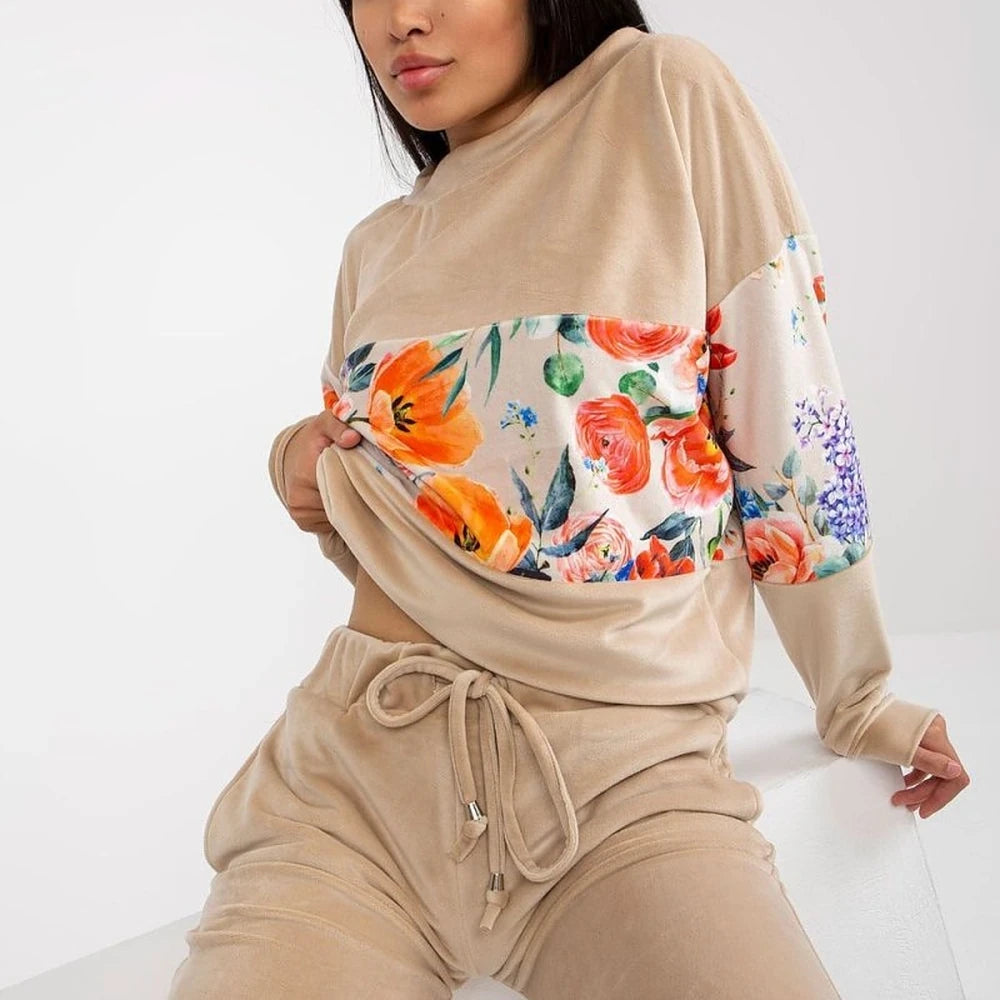 Parisian Knit Set: Sweatshirt & Pants