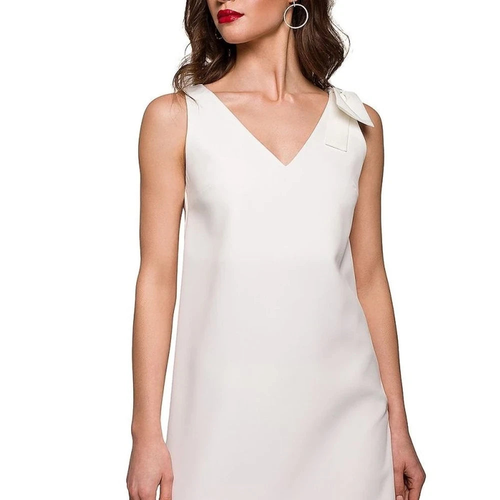 Trapeze Dress with Bow Detail