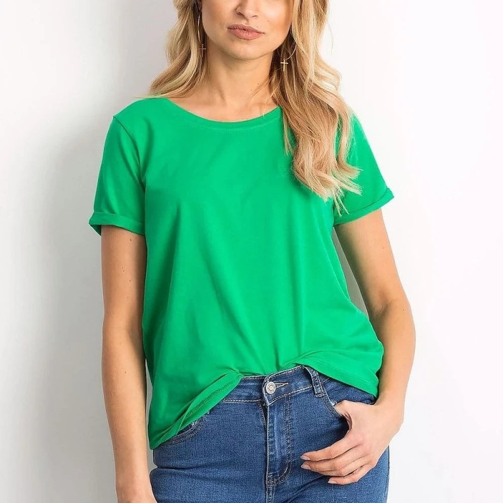Cotton Round Neck T-Shirt