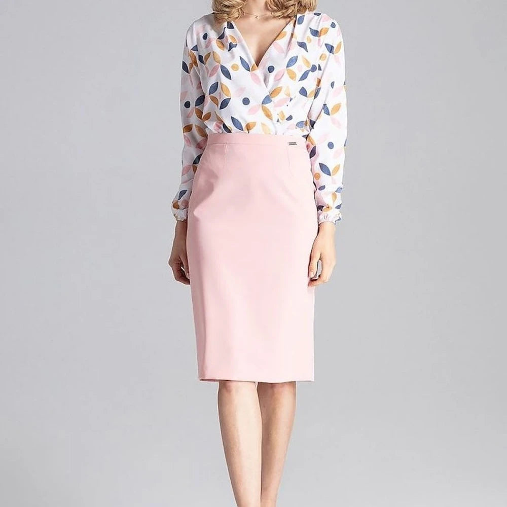 Classic Knee-Length Pencil Skirt