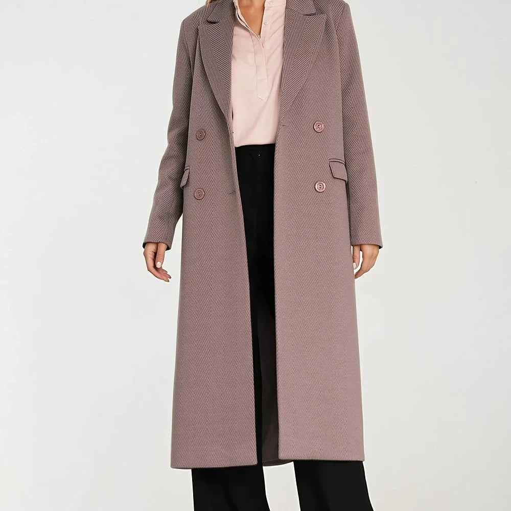 Herringbone Flannel Coat