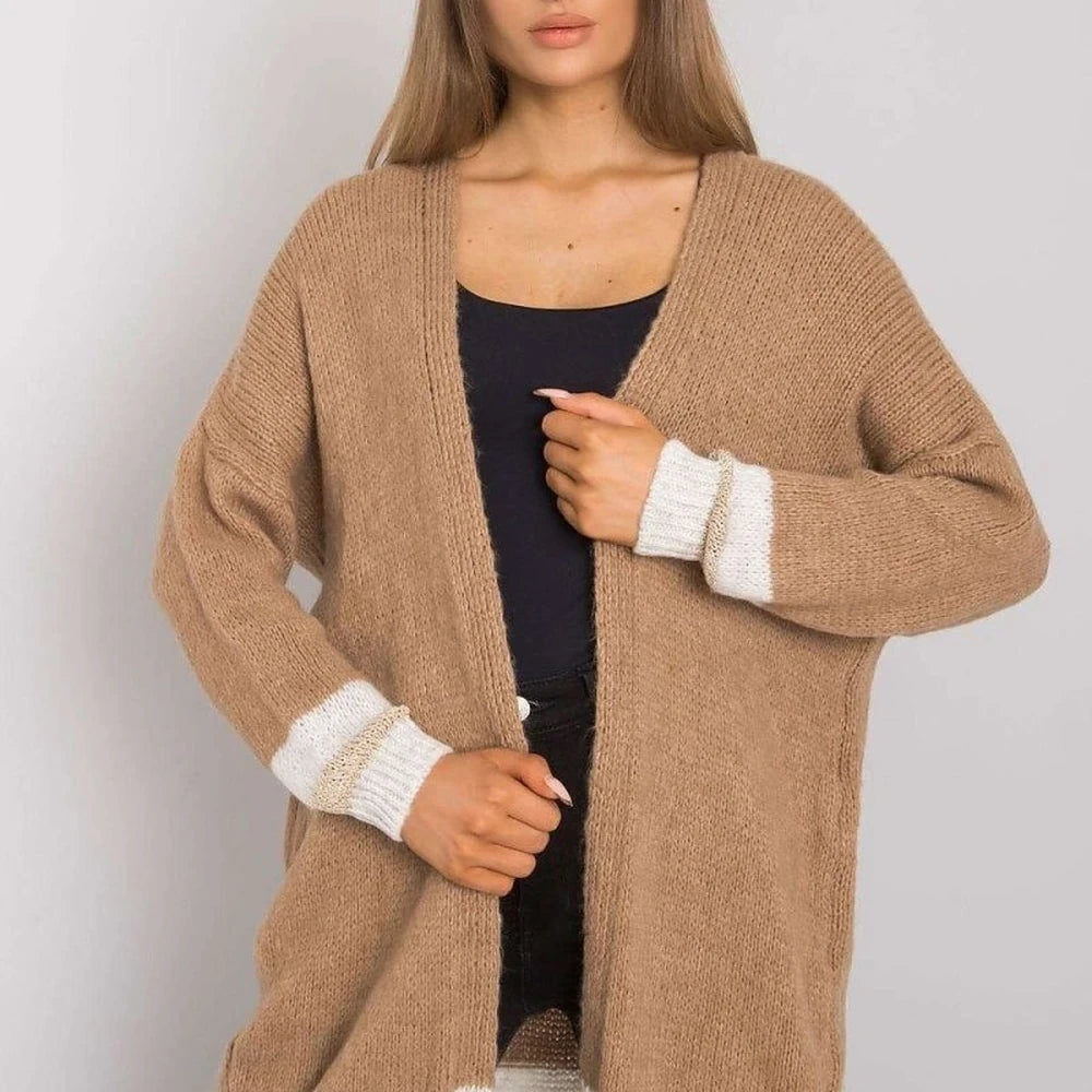 Unbuttoned Knit Cardigan