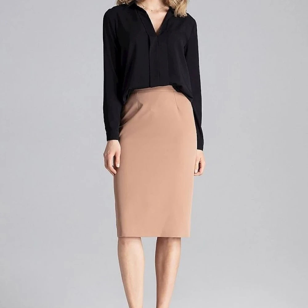 Elegant Long Sleeve Blouse with Collar