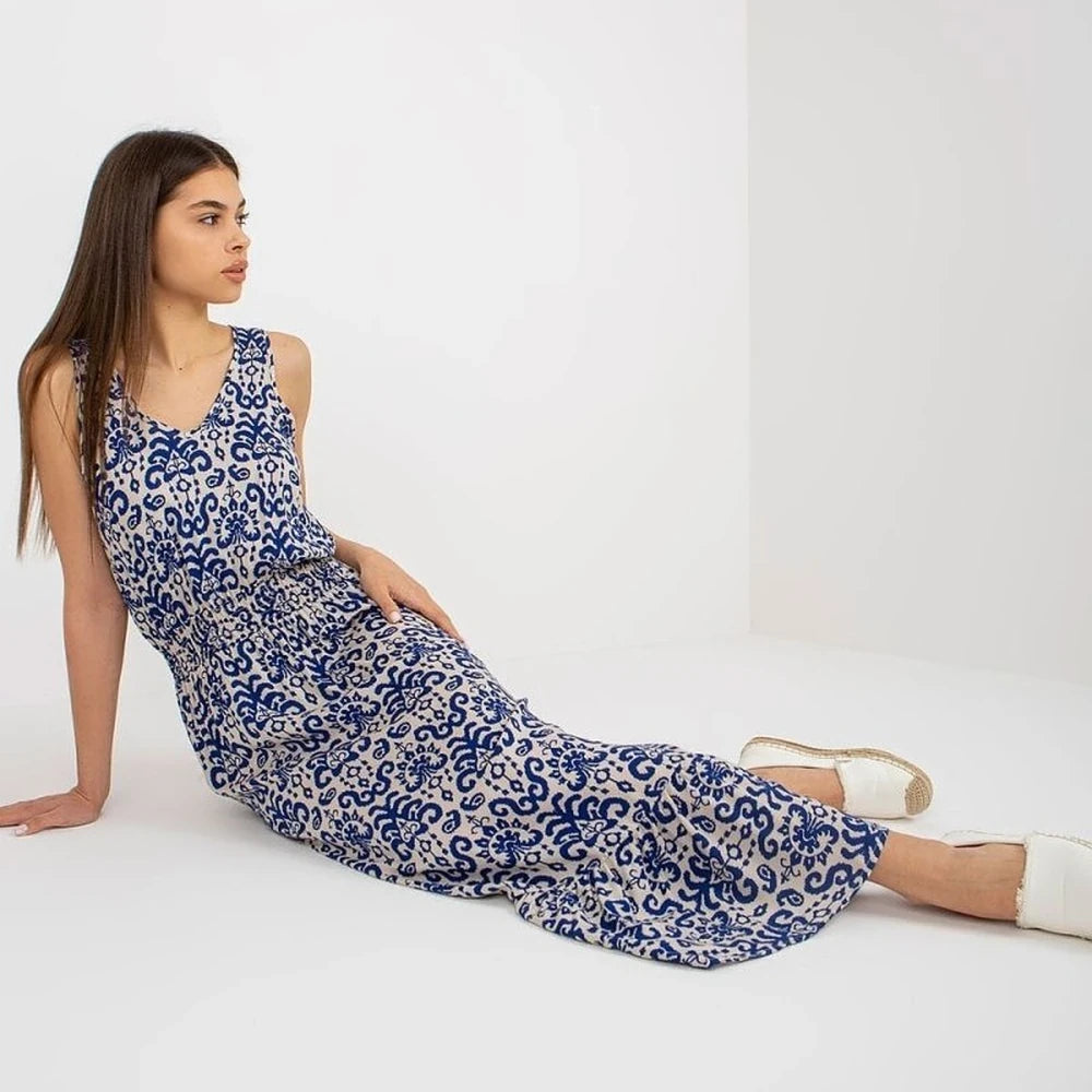 Summer Dress with Heart Neckline