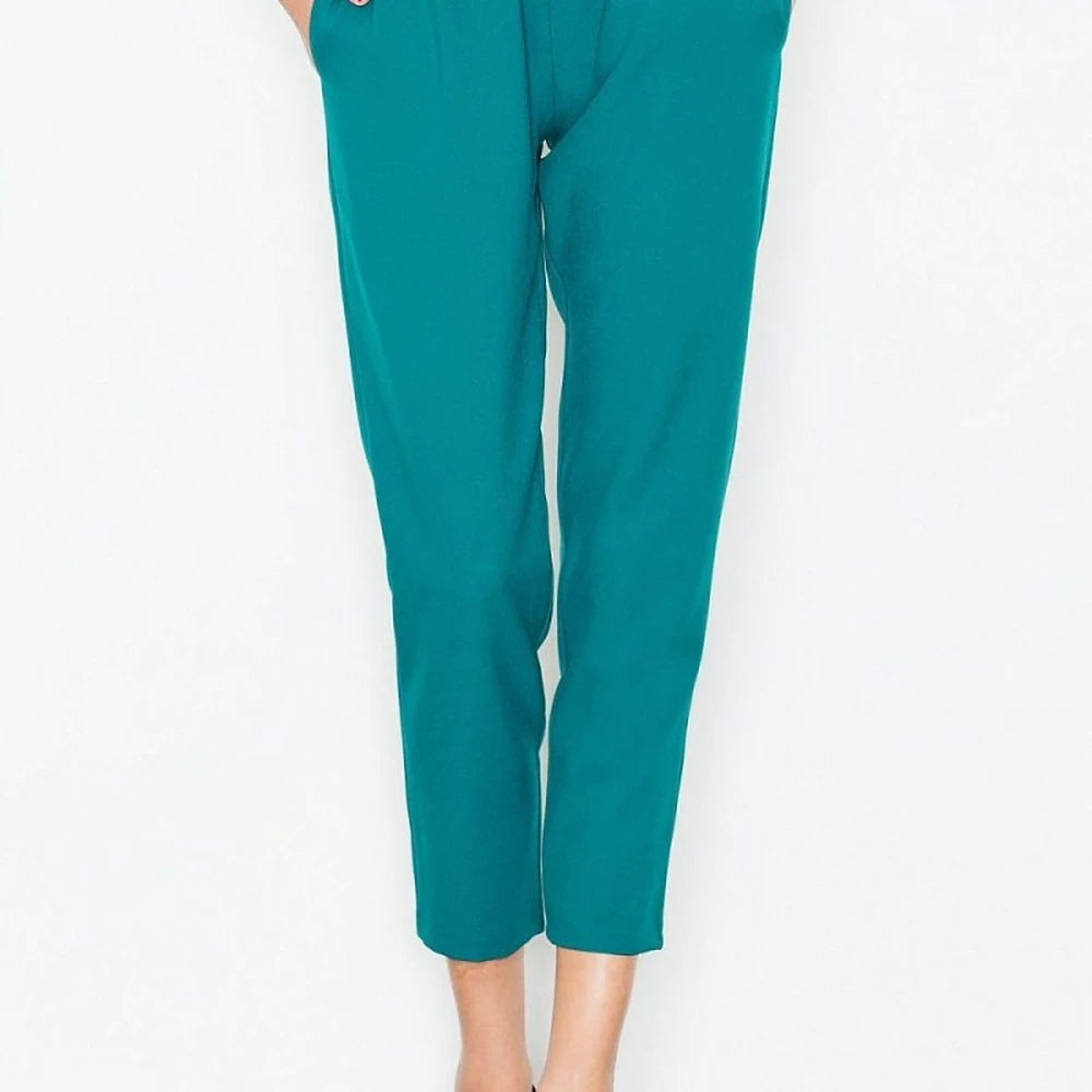 Women's Polyester Trousers with Sash