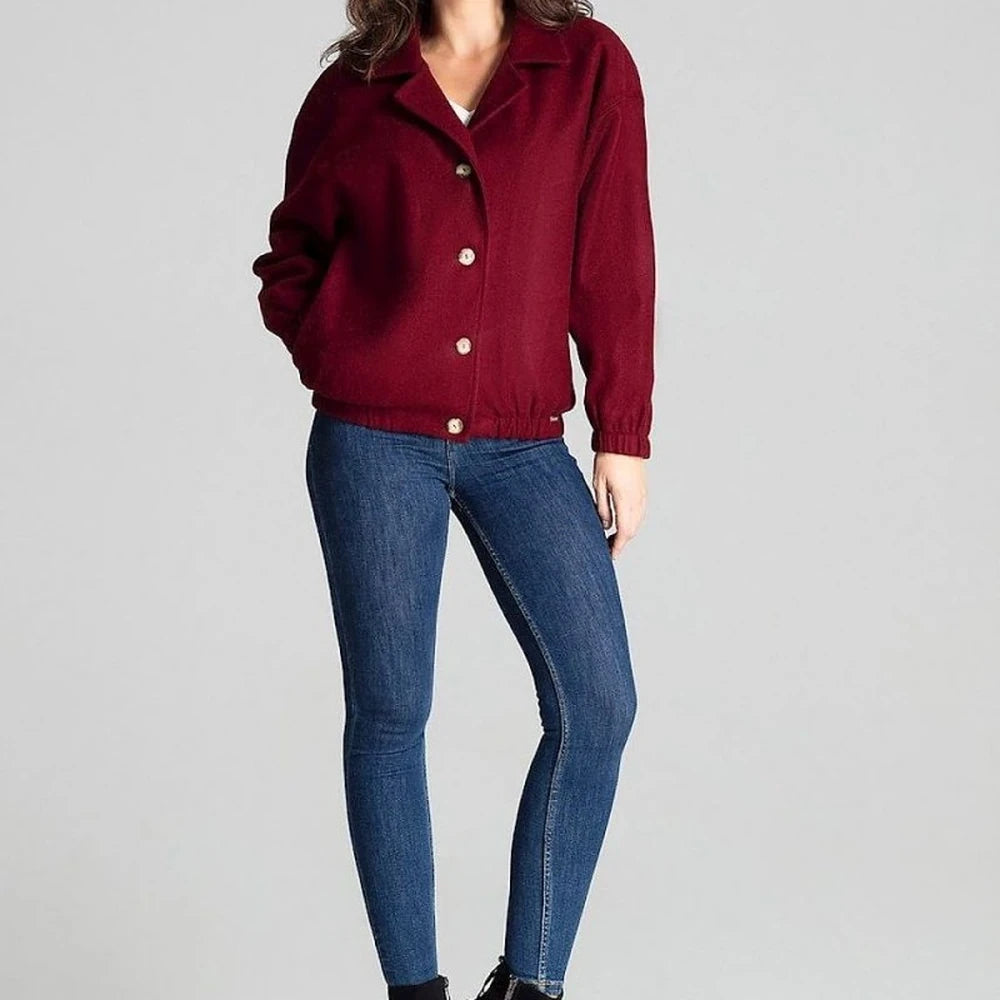 Short Jacket with Dropped Sleeves