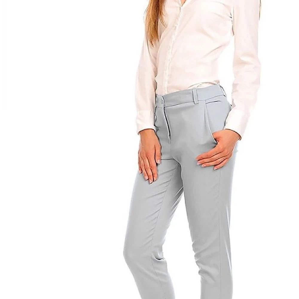 Women's 7/8 Trousers with High Waist