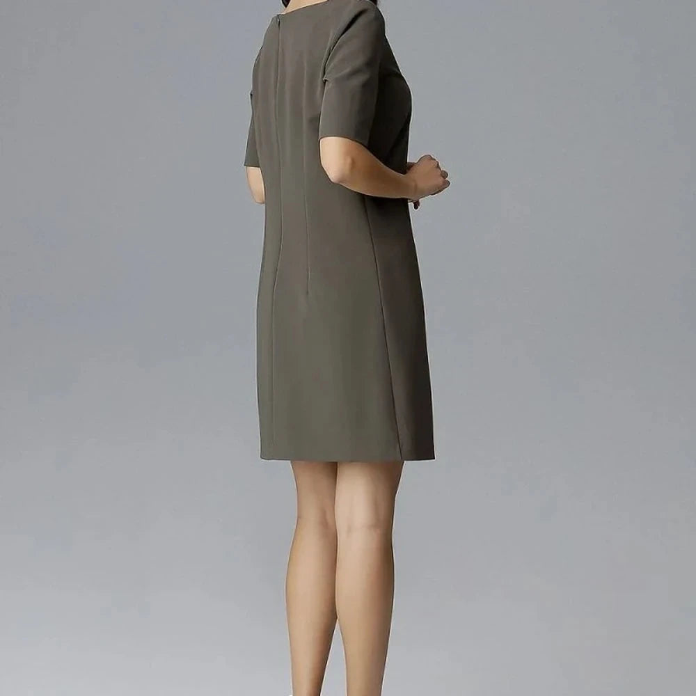 Casual Day Dress with 3/4 Sleeves