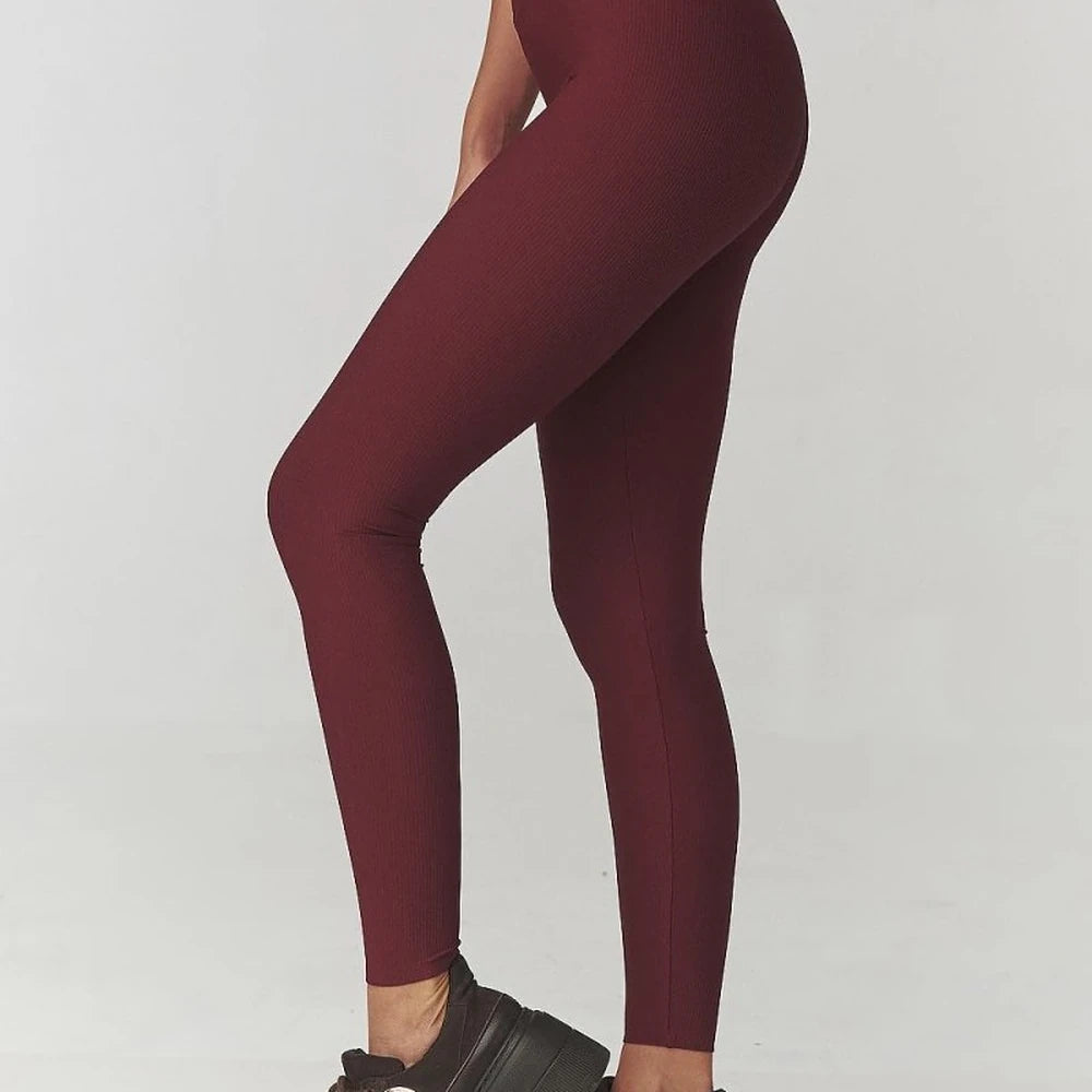 Ribbed High Waist Leggings