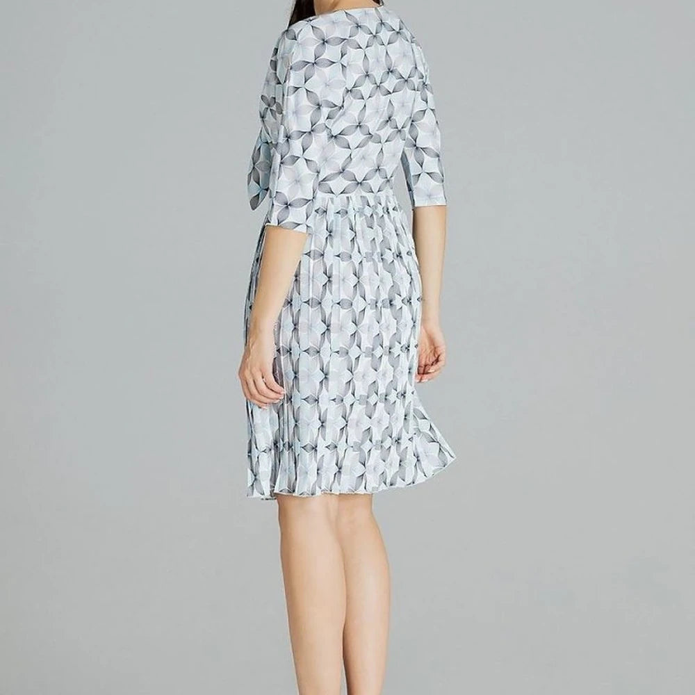 Midi Cocktail Dress with Kimono Sleeve