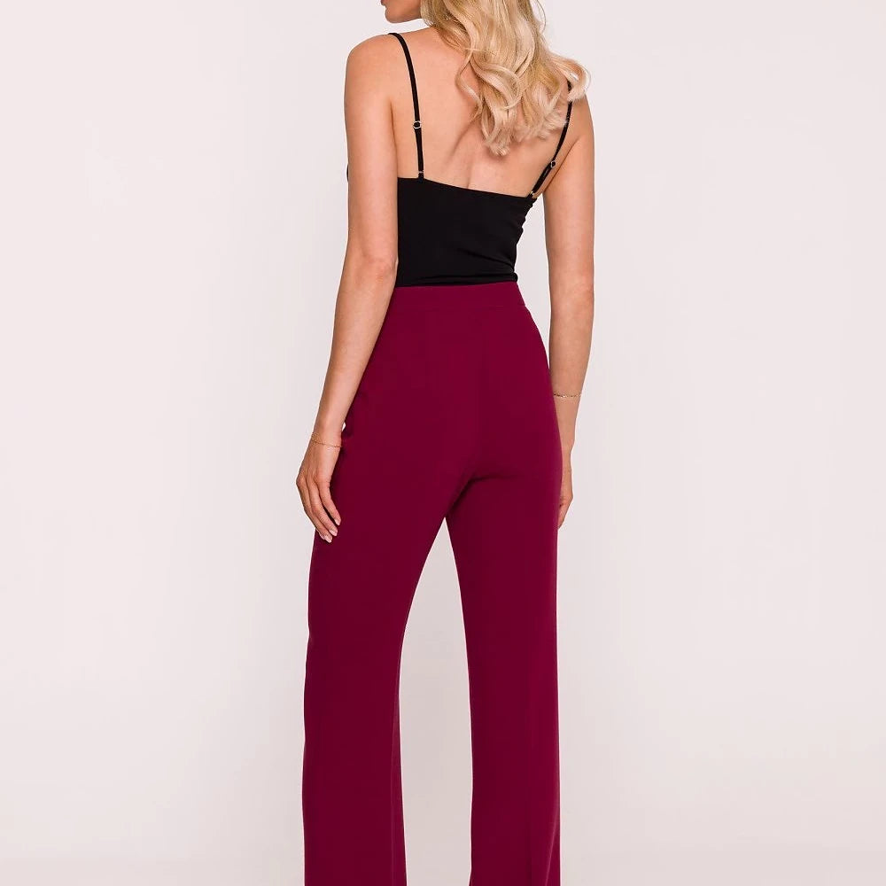 Women's Trousers with Viscose Blend